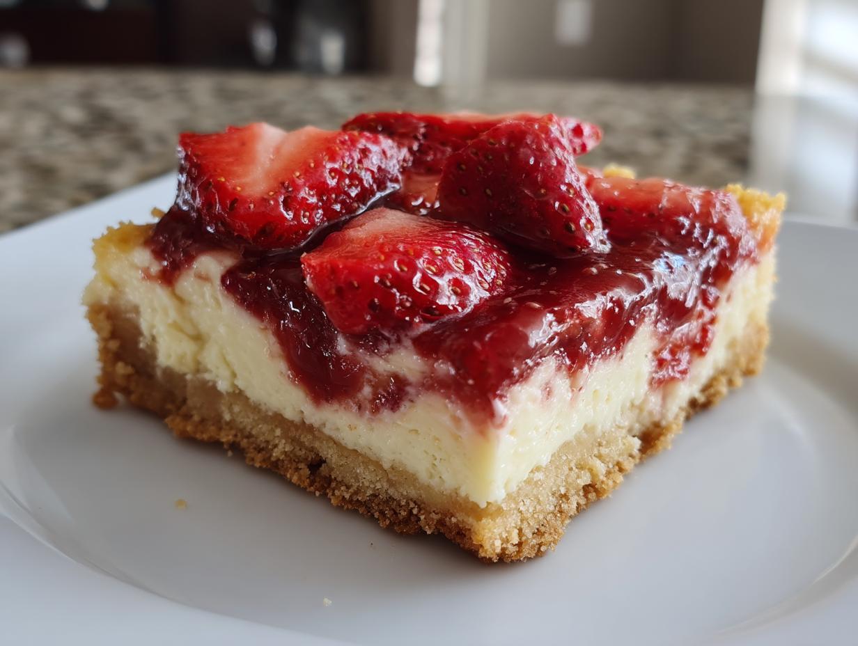 Strawberry Cheesecake Bars