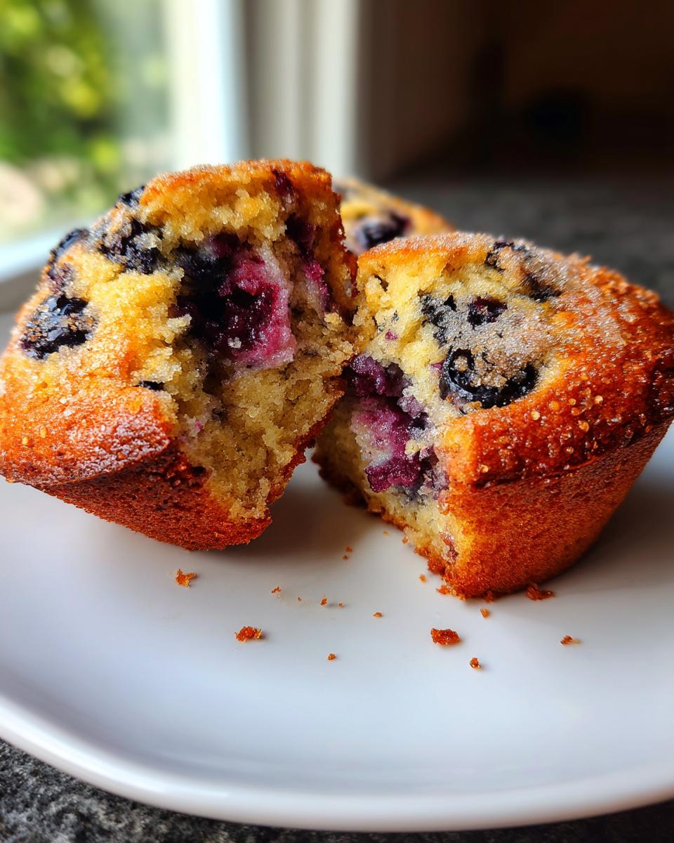 almond flour blueberry muffins​ - detail 2
