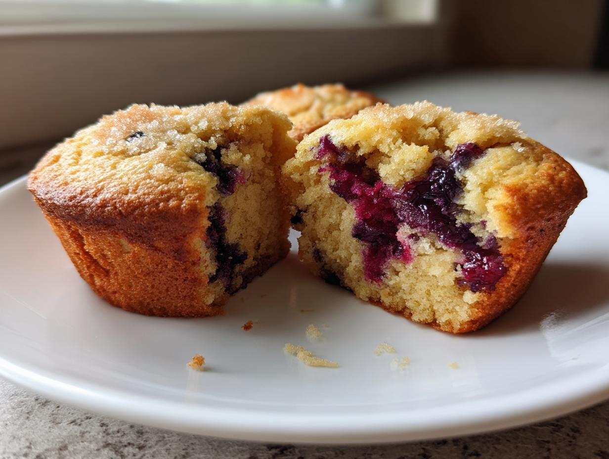almond flour blueberry muffins​