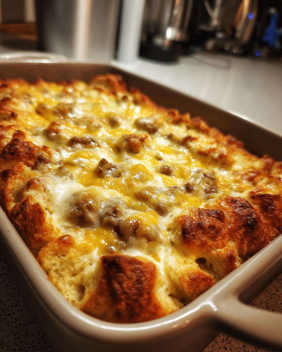 biscuit and gravy casserole - detail 2