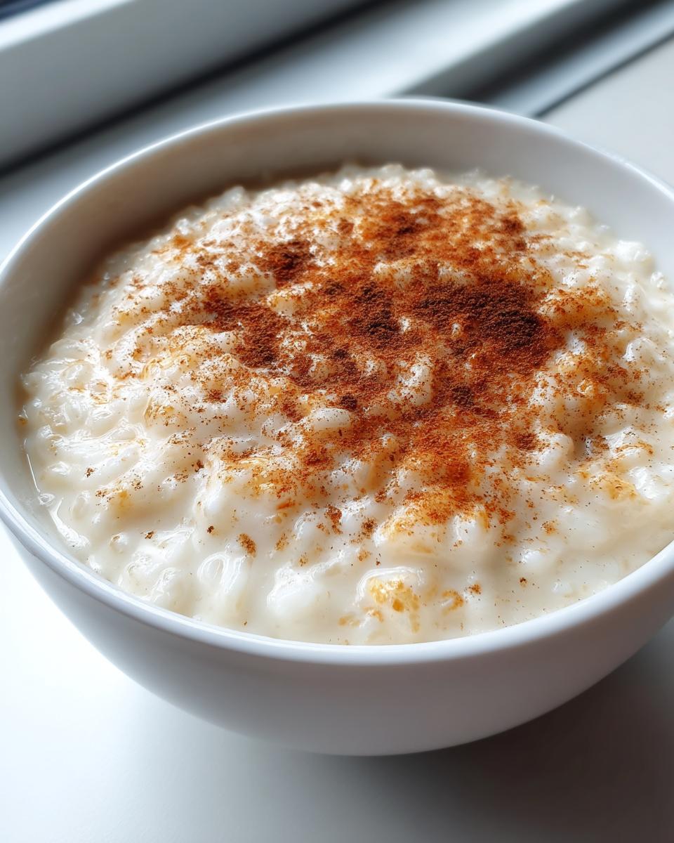coconut milk rice pudding - detail 1