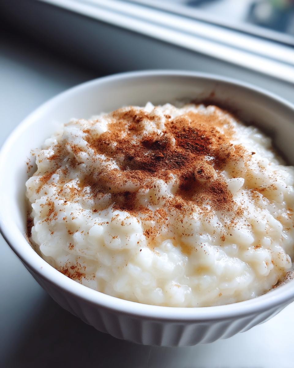 coconut milk rice pudding - detail 2