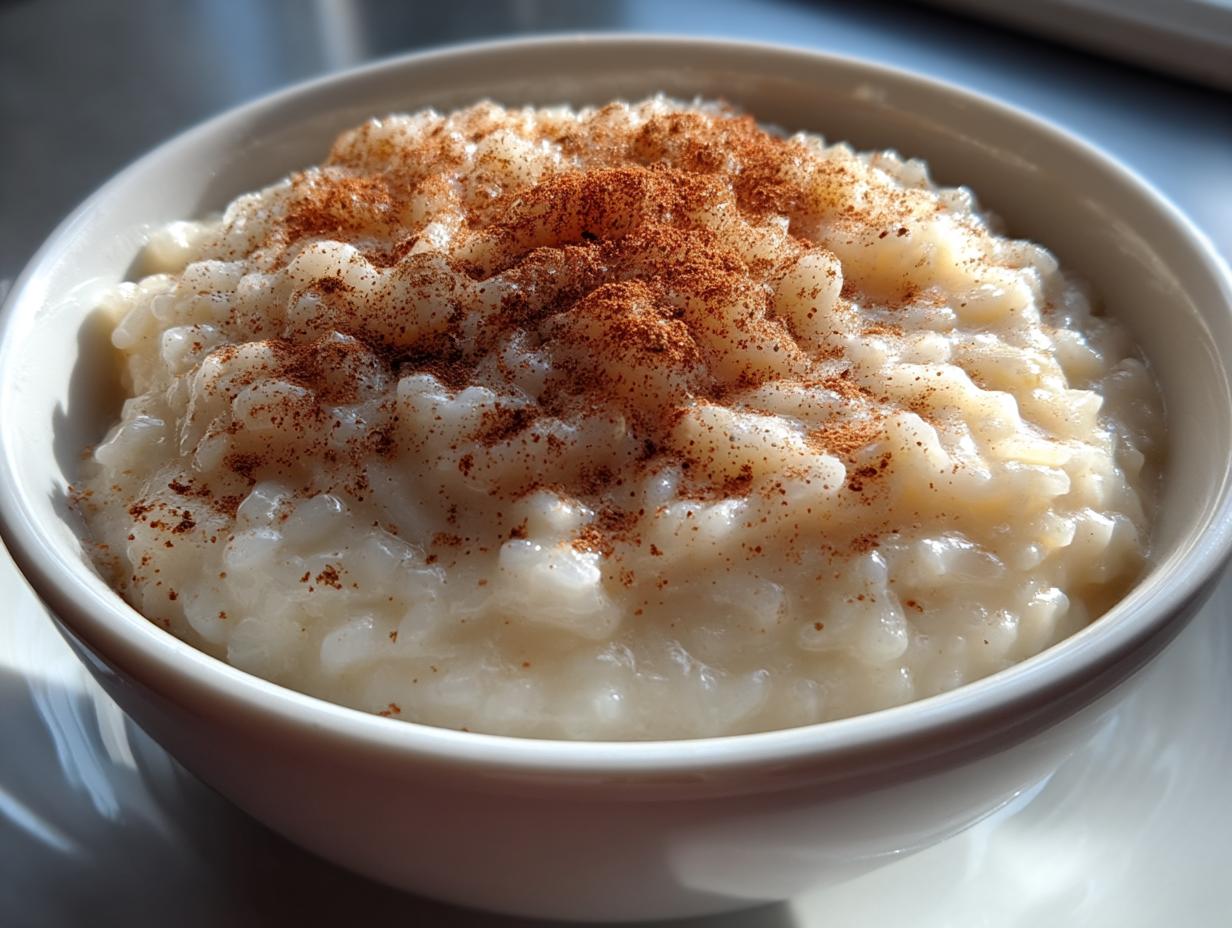 coconut milk rice pudding​