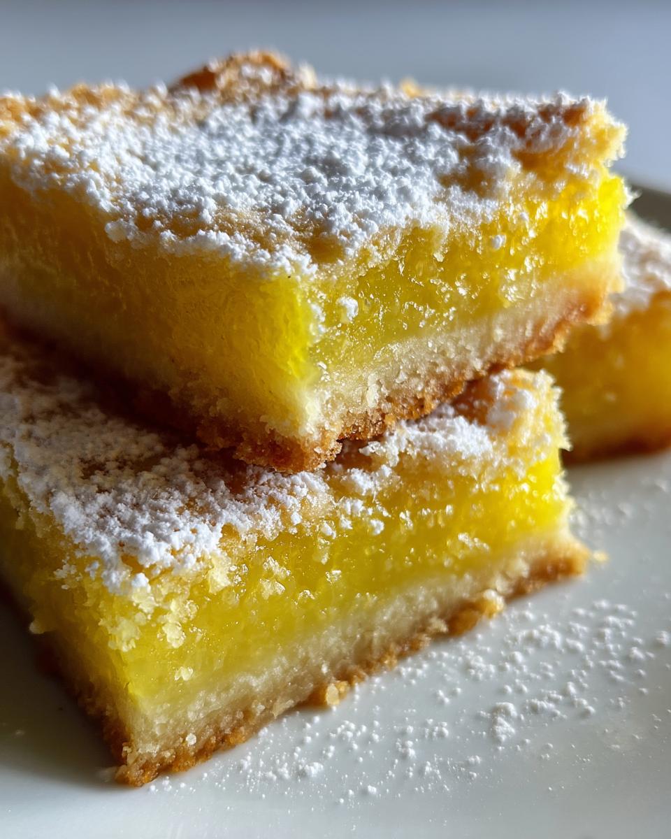gluten free lemon bars recipe​ - detail 1