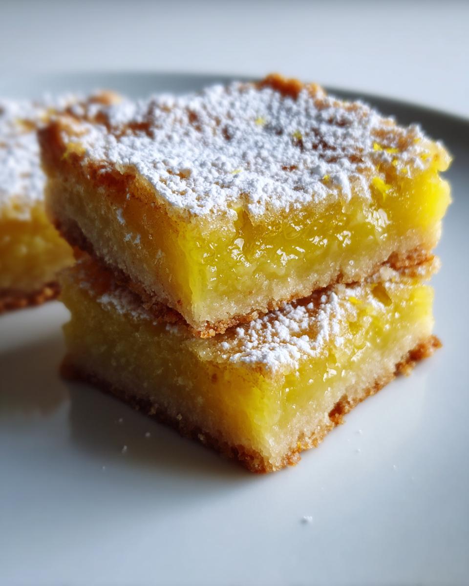 gluten free lemon bars recipe​ - detail 2