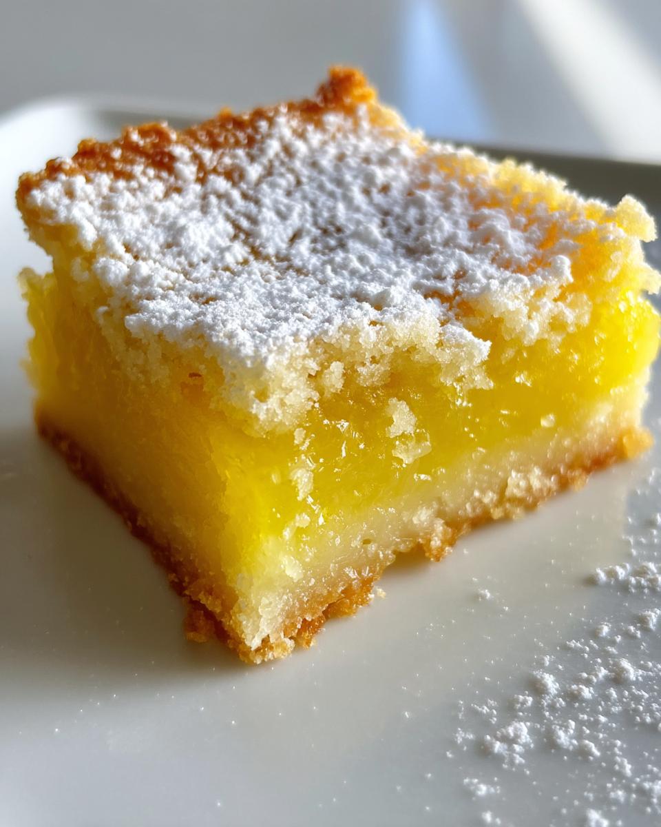 gluten free lemon bars recipe​ - detail 4