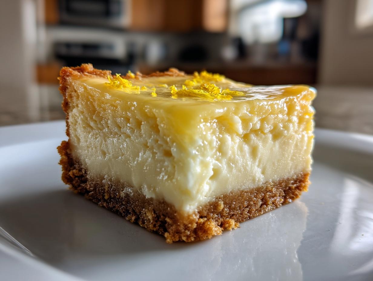 lemon cheesecake bars​