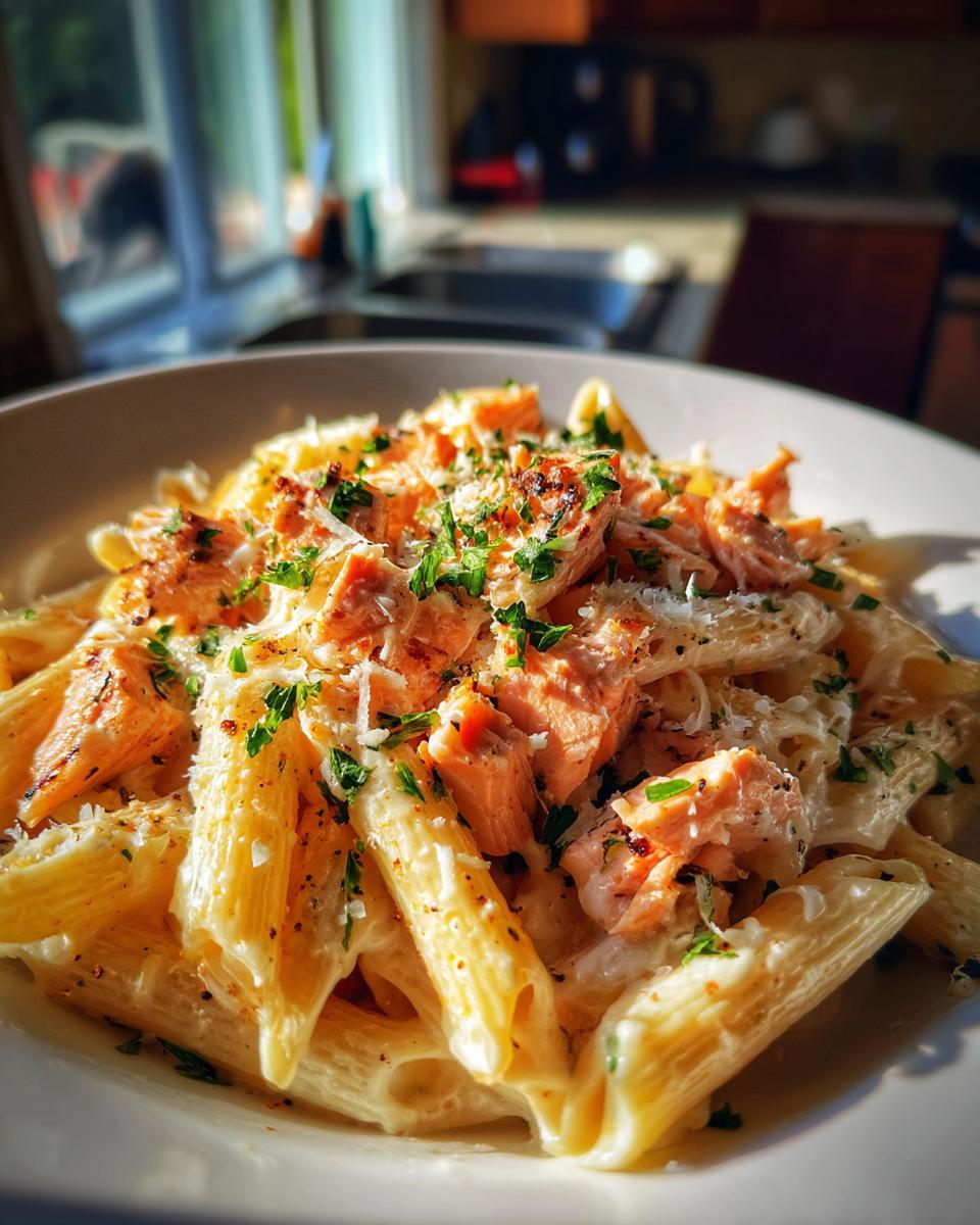 salmon pasta recipe​ - detail 1