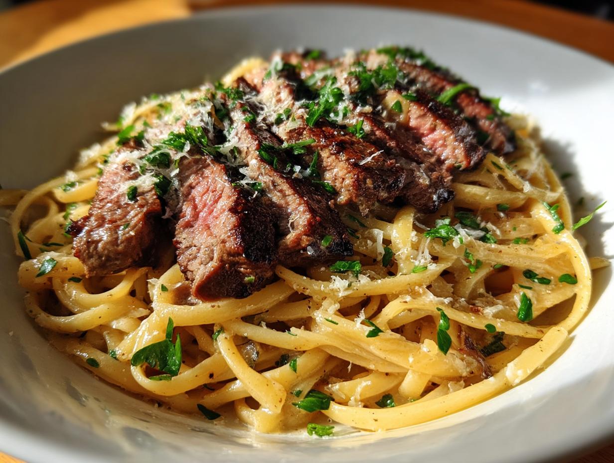 steak pasta recipes​