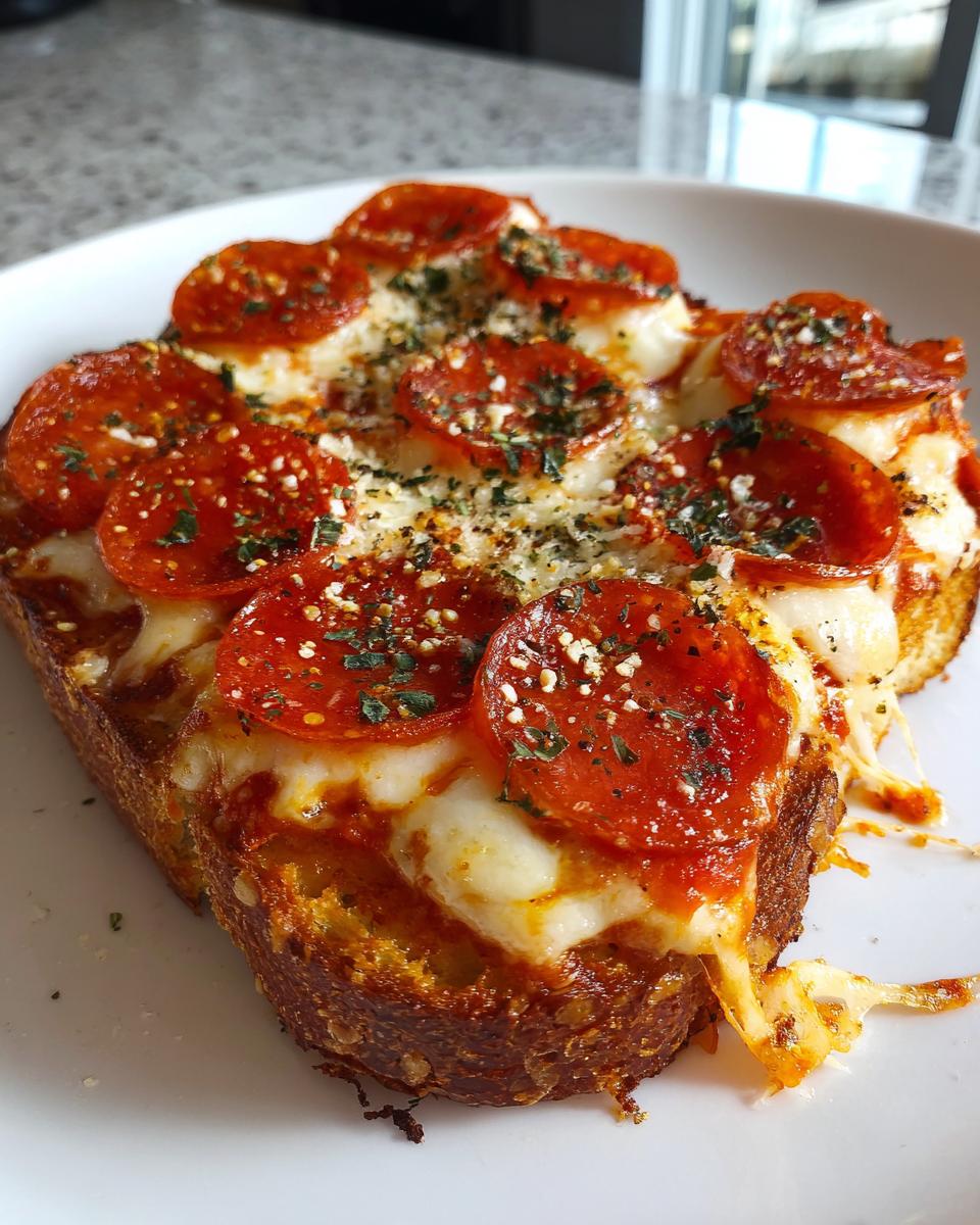 Air Fryer Pizza Toast - detail 1