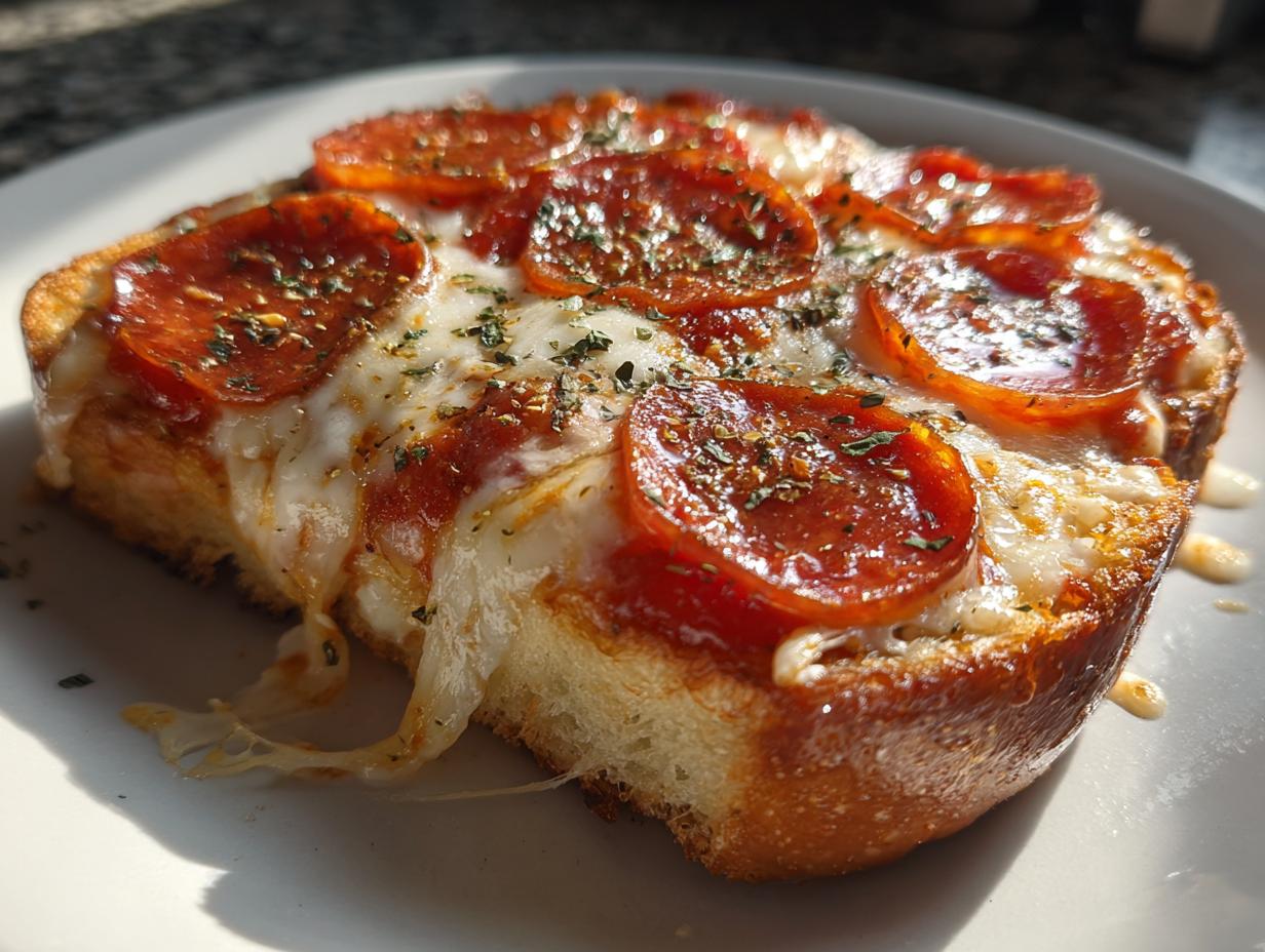 Air Fryer Pizza Toast