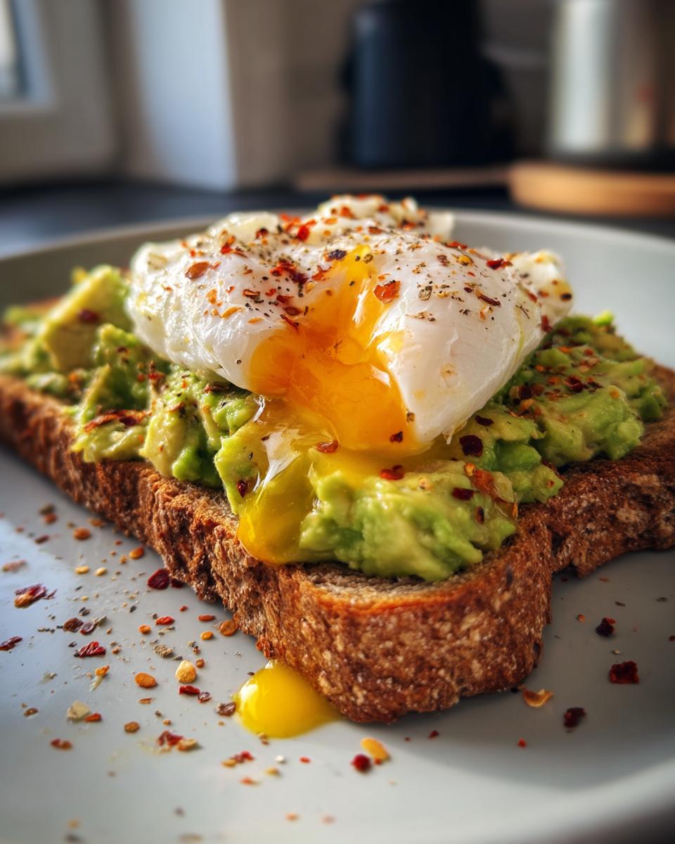 Avocado Toast with Poached Egg - detail 3
