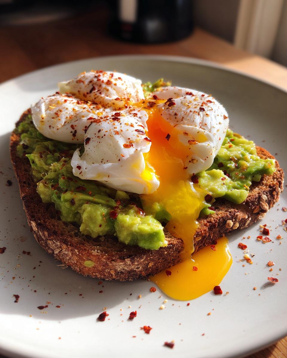 Avocado Toast with Poached Egg - detail 4