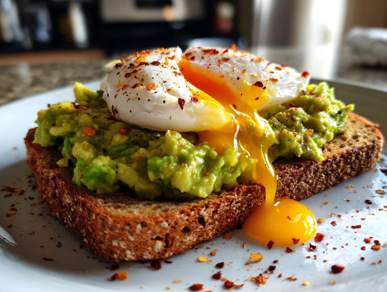 Avocado Toast with Poached Egg