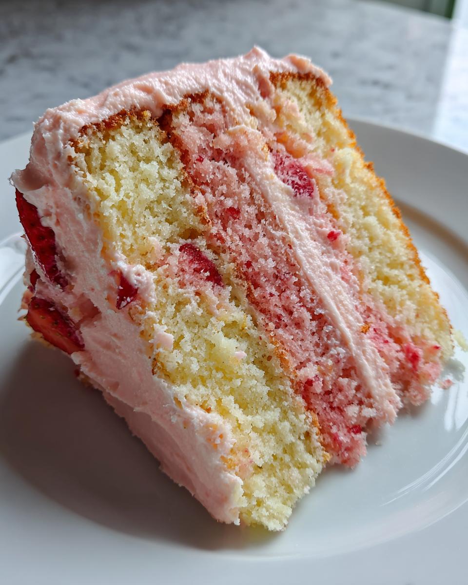 Best Ever Strawberry Cake - detail 2