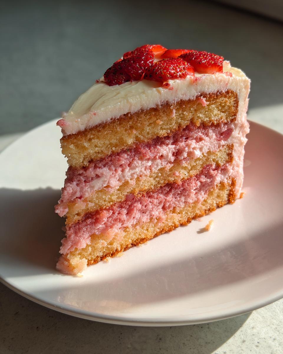 Best Ever Strawberry Cake - detail 3
