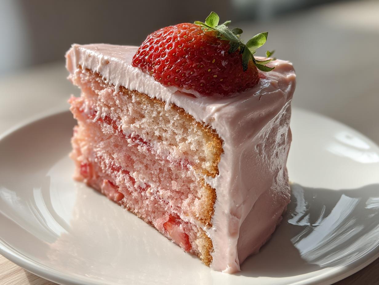 Best Ever Strawberry Cake