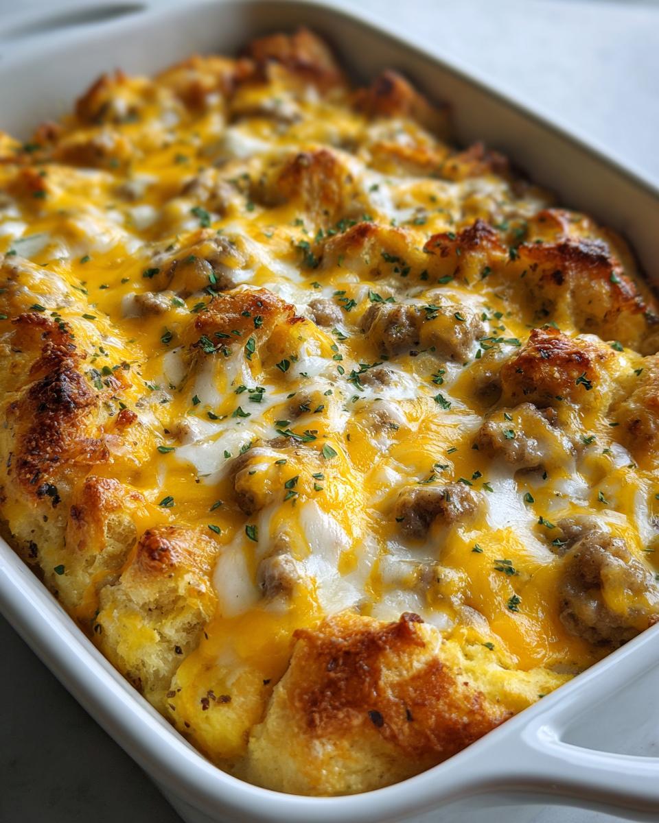 Biscuits and Gravy Breakfast Casserole - detail 2