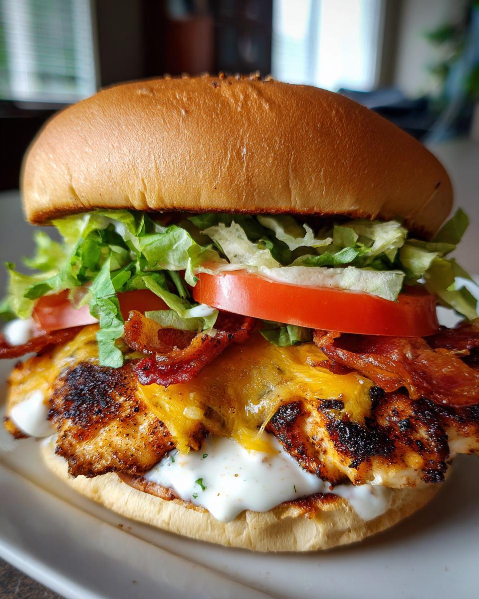 Blackened Chicken Bacon Ranch Sandwiches - detail 3