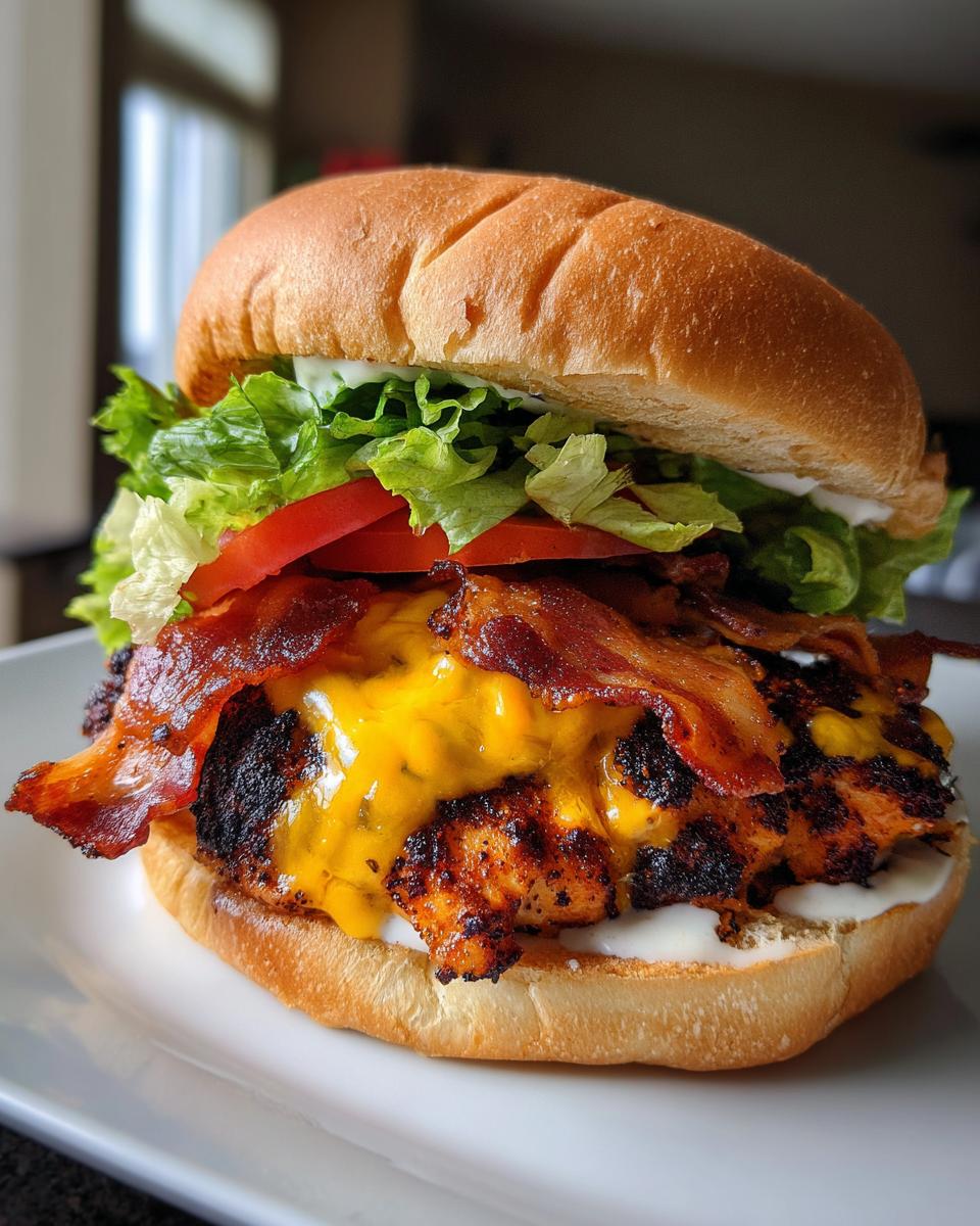 Blackened Chicken Bacon Ranch Sandwiches - detail 4