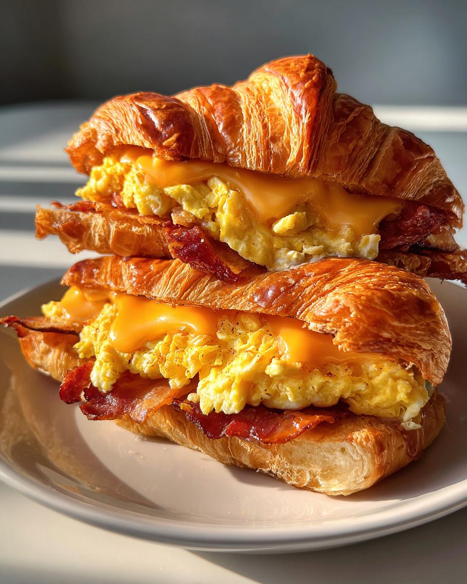 Breakfast Croissant Sandwich - detail 3