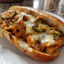Spicy Buffalo Chicken Cheesesteak in Just 30 Minutes