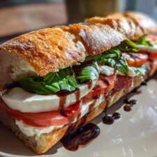Best 5-Minute Caprese Sandwich Recipe – Pure Bliss!
