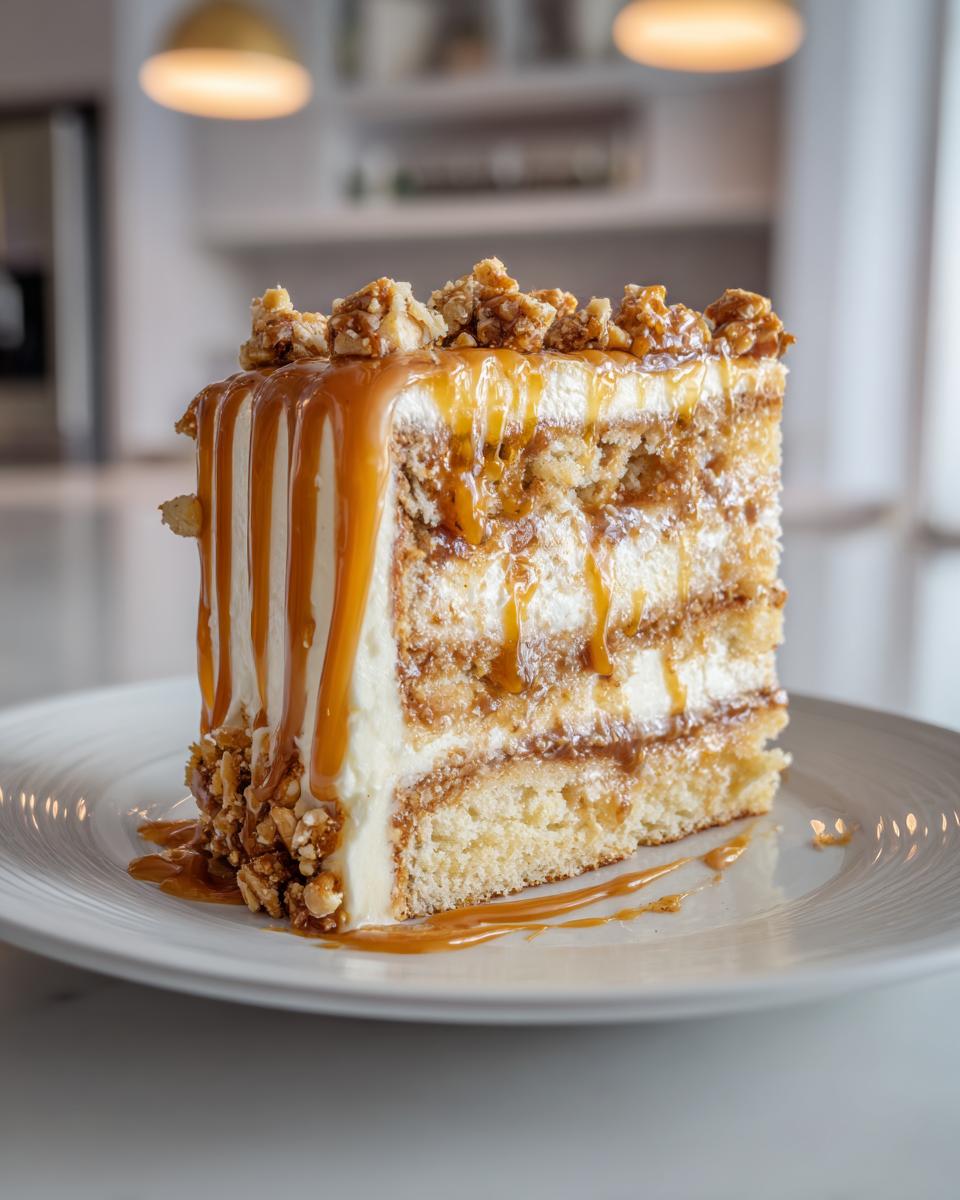 Caramel Toffee Crunch Cake - detail 3
