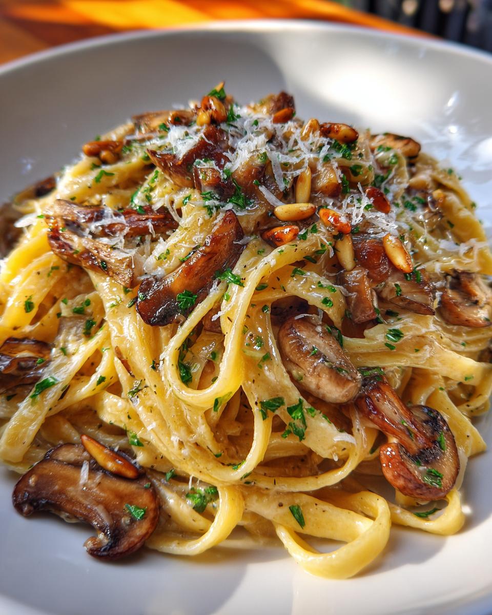 Caramelized Leek and Mushroom Gruyere Pasta - detail 5