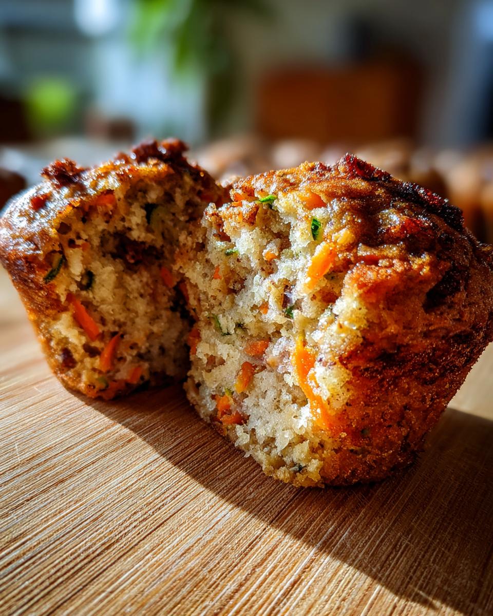 Carrot Cake Zucchini Muffins - detail 1