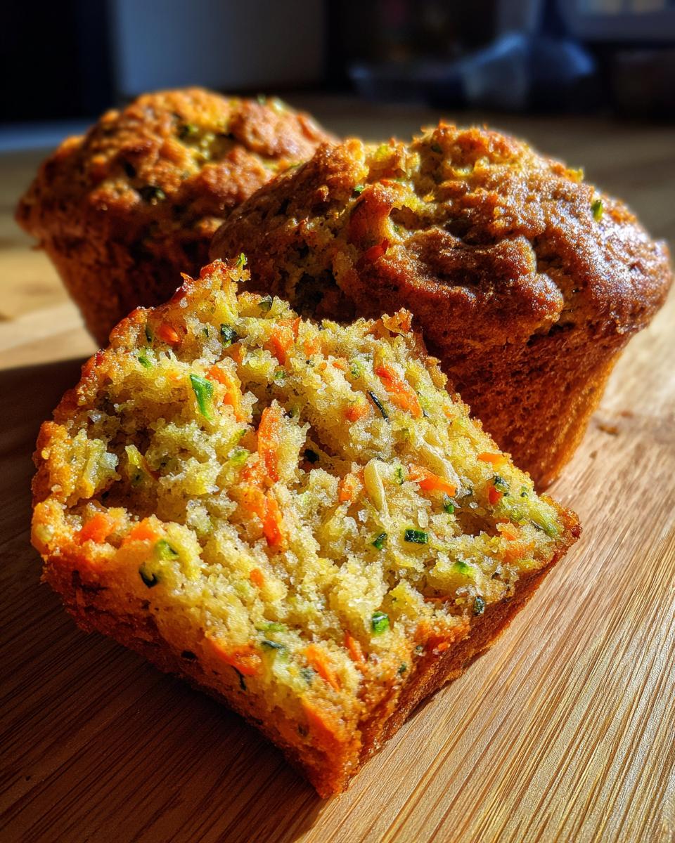 Carrot Cake Zucchini Muffins - detail 2