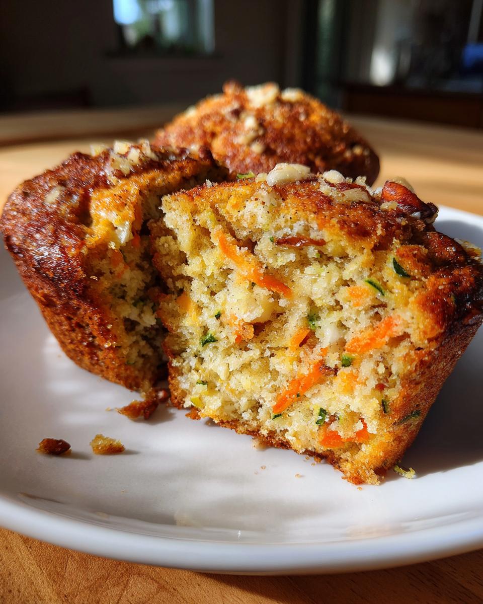 Carrot Cake Zucchini Muffins - detail 3