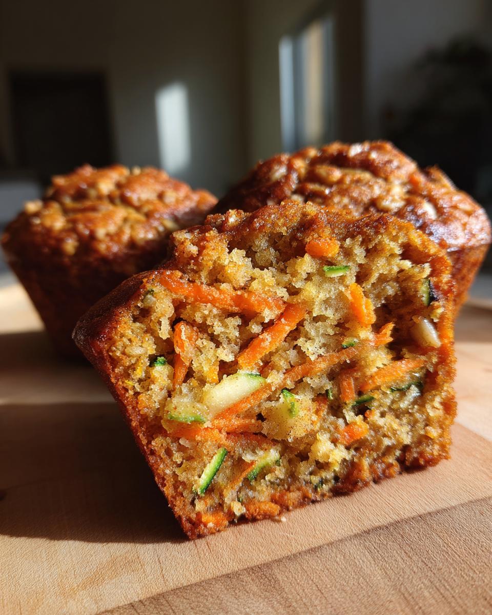 Carrot Cake Zucchini Muffins - detail 4