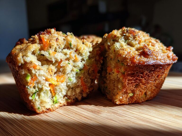 Carrot Cake Zucchini Muffins