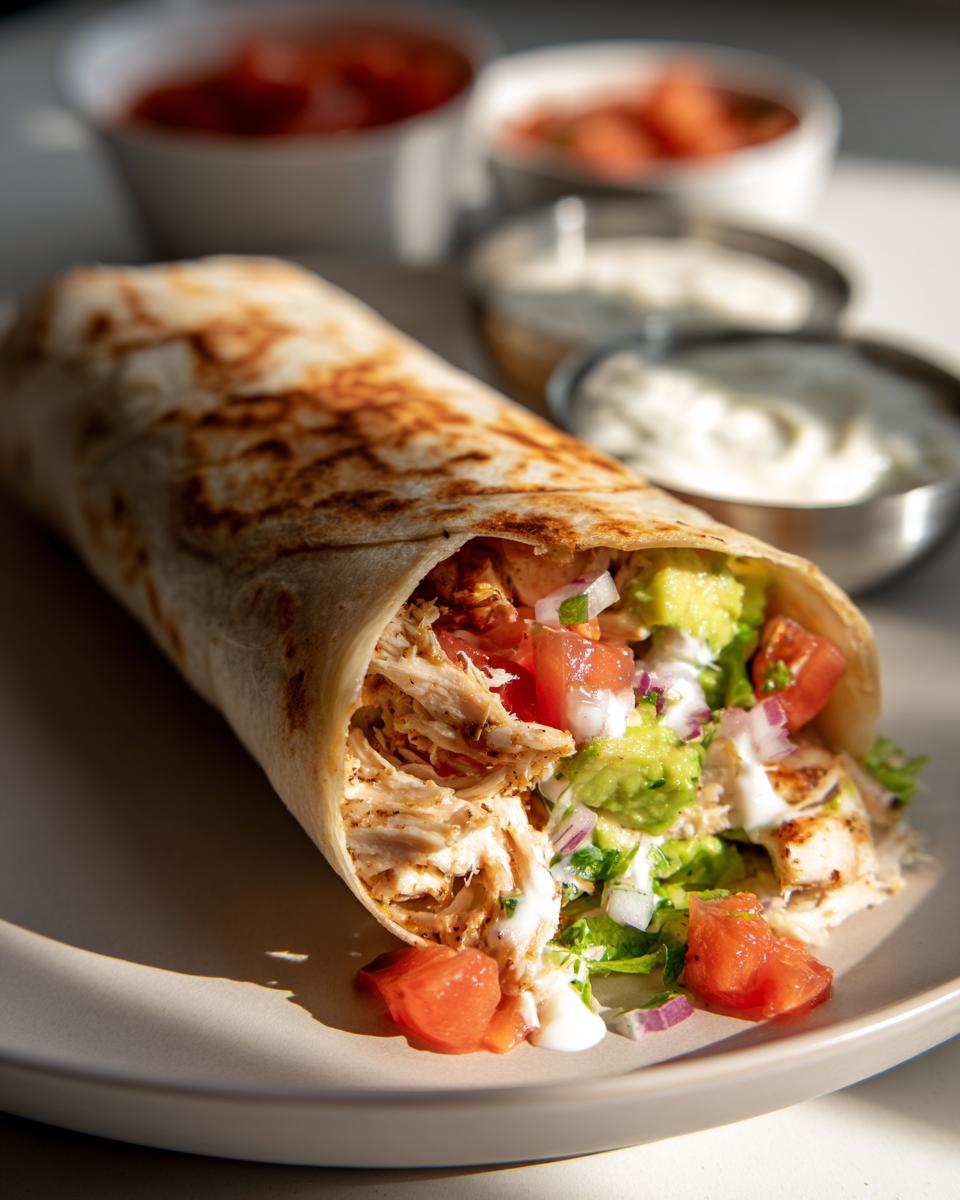 Chicken Avocado Ranch Burritos - detail 2