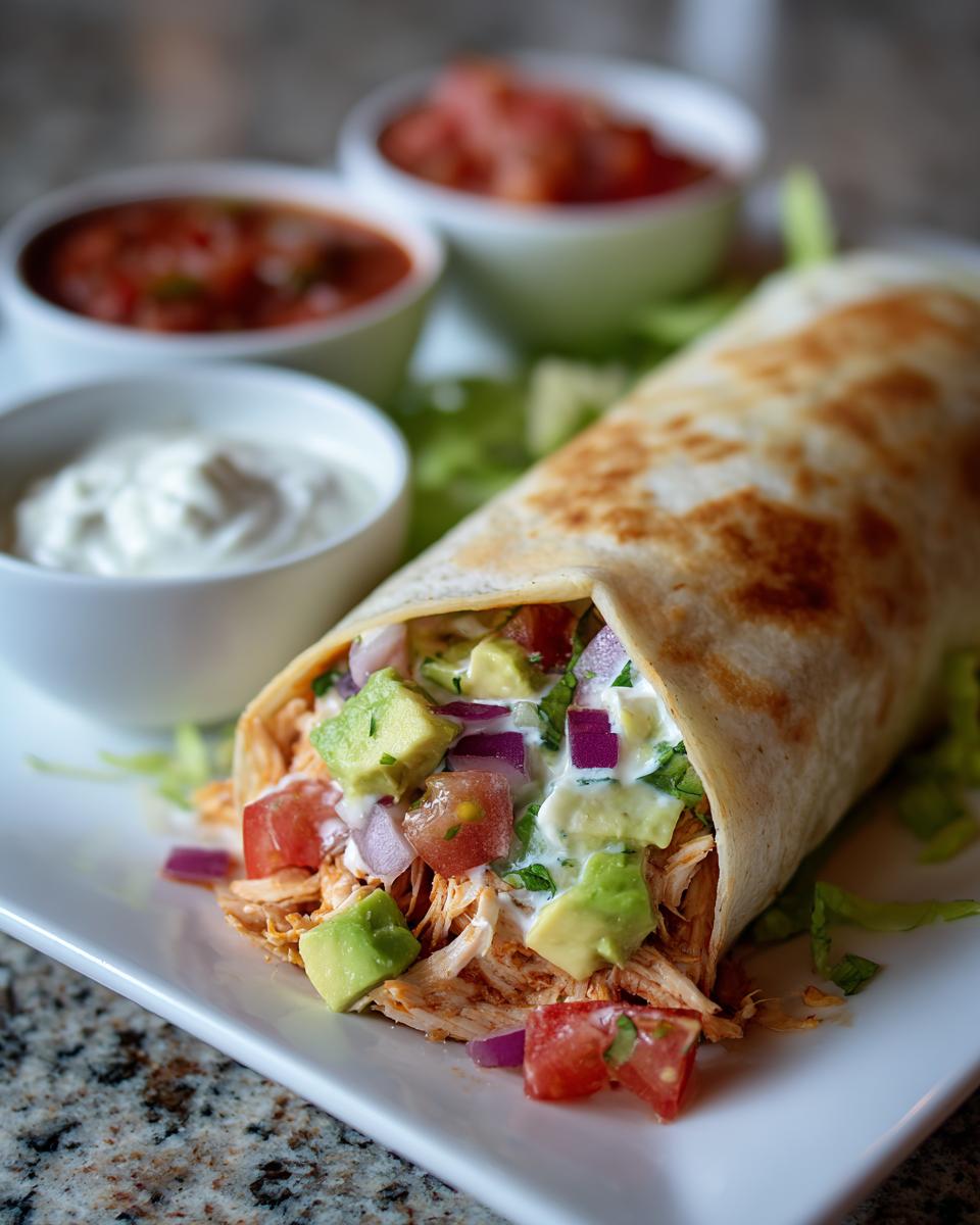 Chicken Avocado Ranch Burritos - detail 3