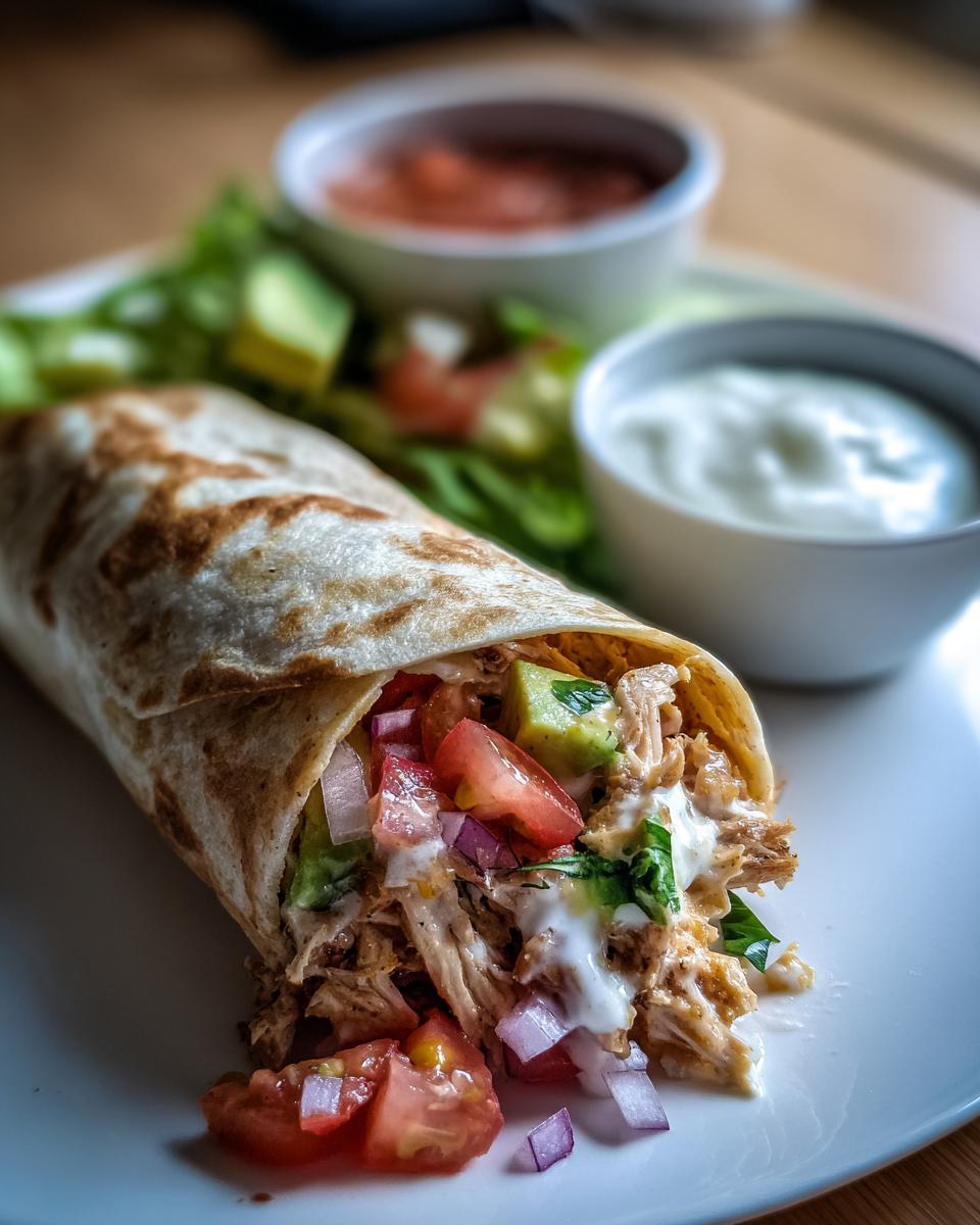 Chicken Avocado Ranch Burritos - detail 4