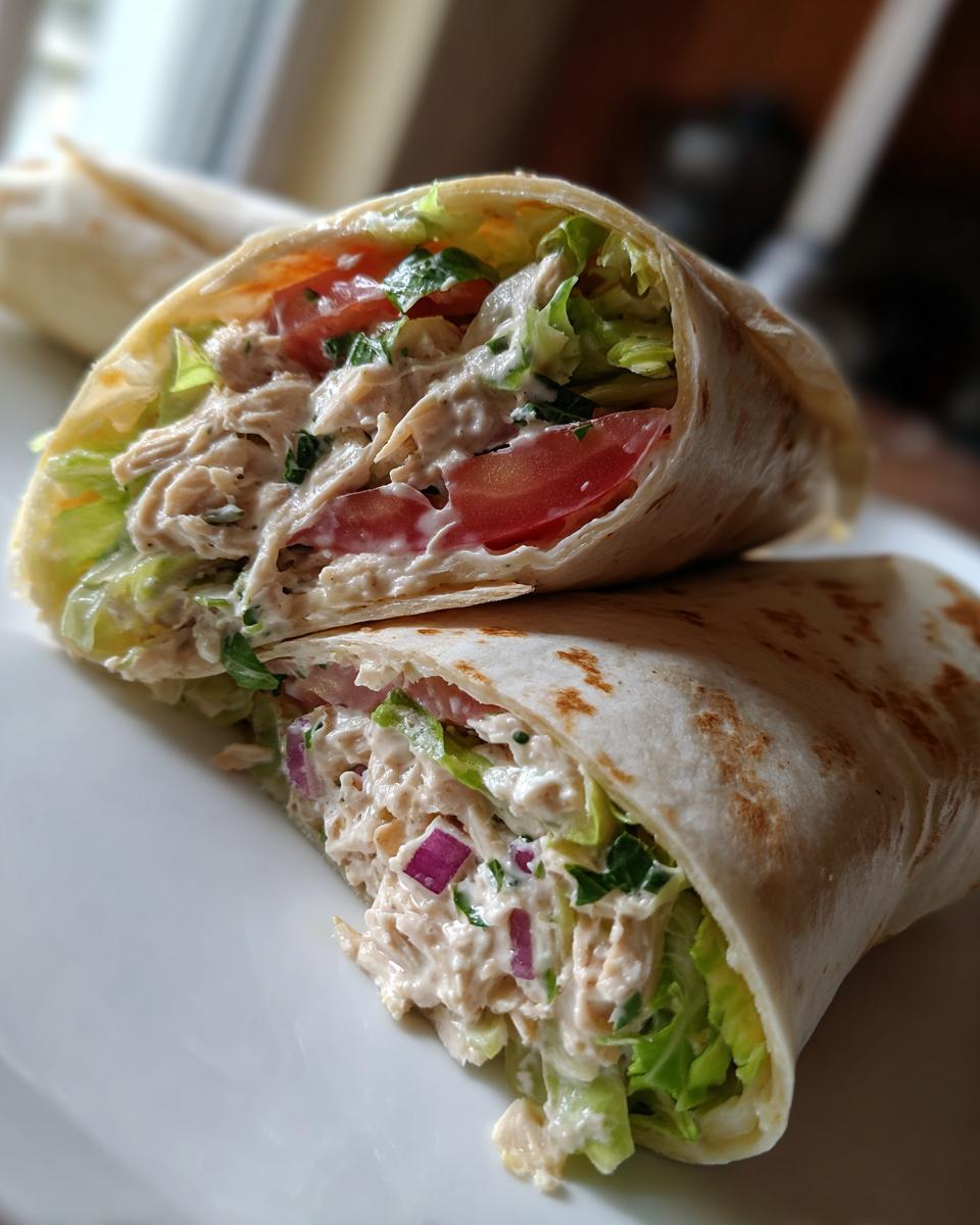 Chicken salad wrap - detail 3