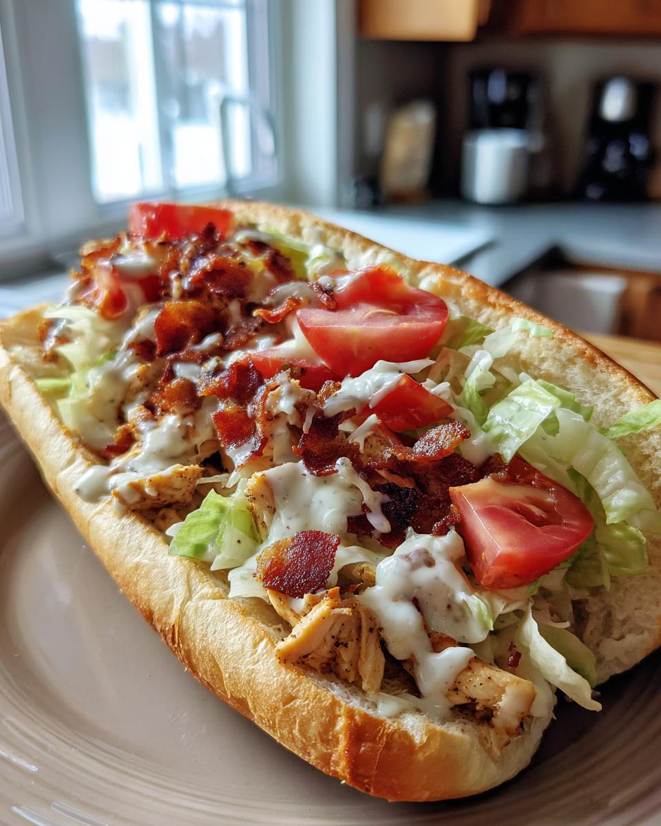 Chopped Chicken Bacon Ranch Sub - detail 2