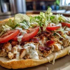 Irresistible Chopped Chicken Bacon Ranch Sub in 30 Minutes