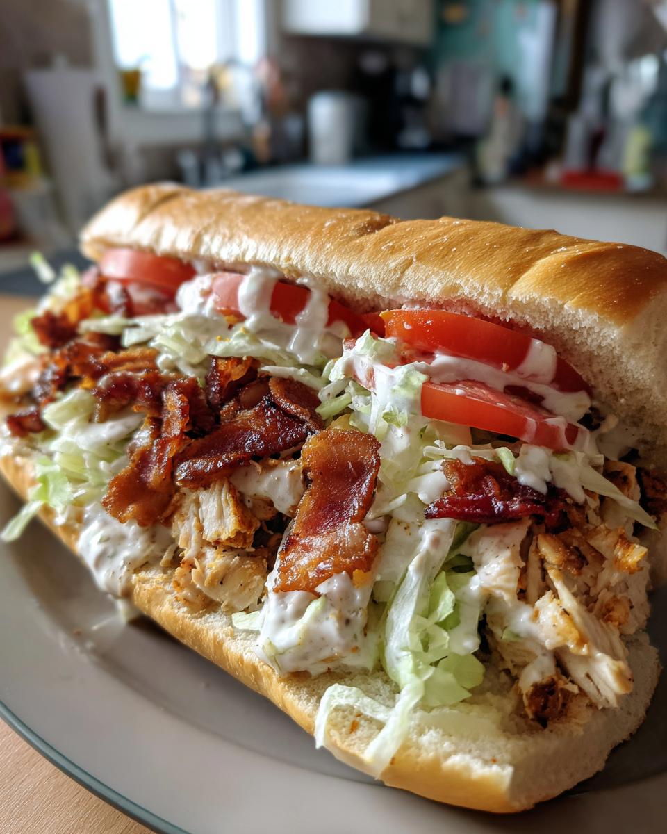 Chopped Chicken Bacon Ranch Sub - detail 3