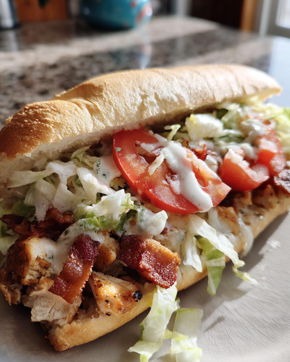 Chopped Chicken Bacon Ranch Sub - detail 4