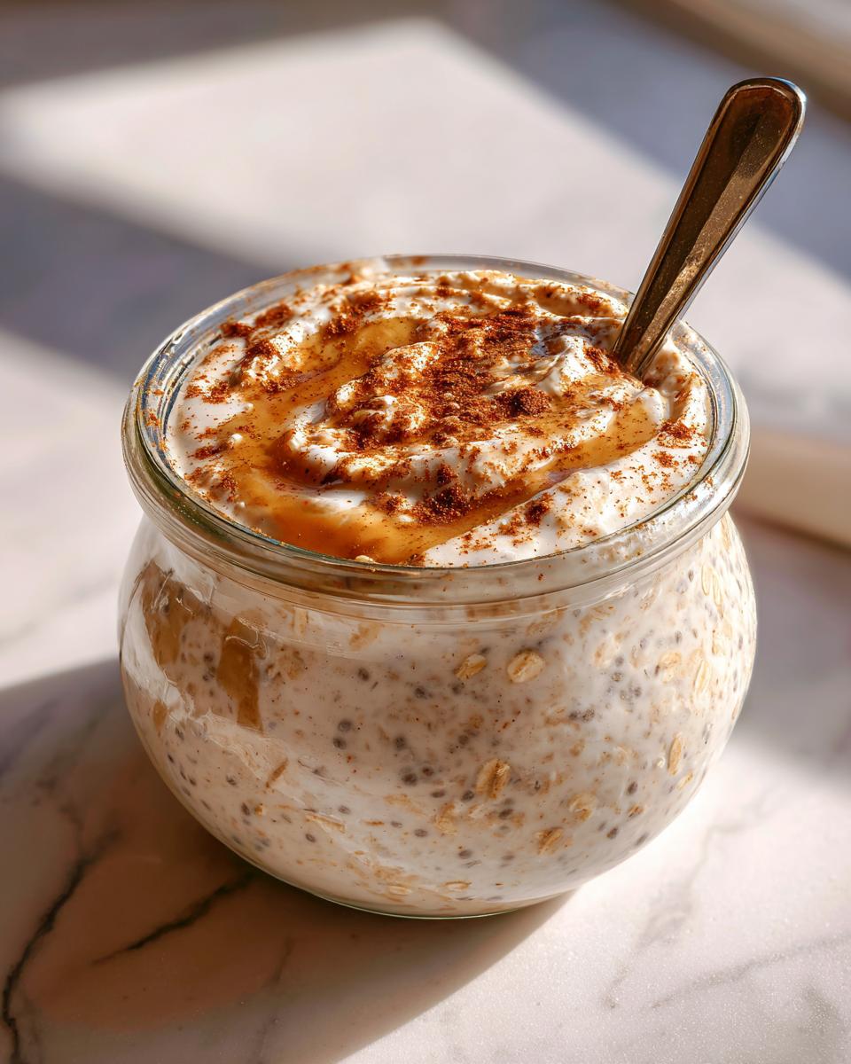 Cinnamon Overnight Oats - detail 1