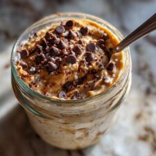 Cookie Dough Overnight Oats: 3-Minute Breakfast Bliss