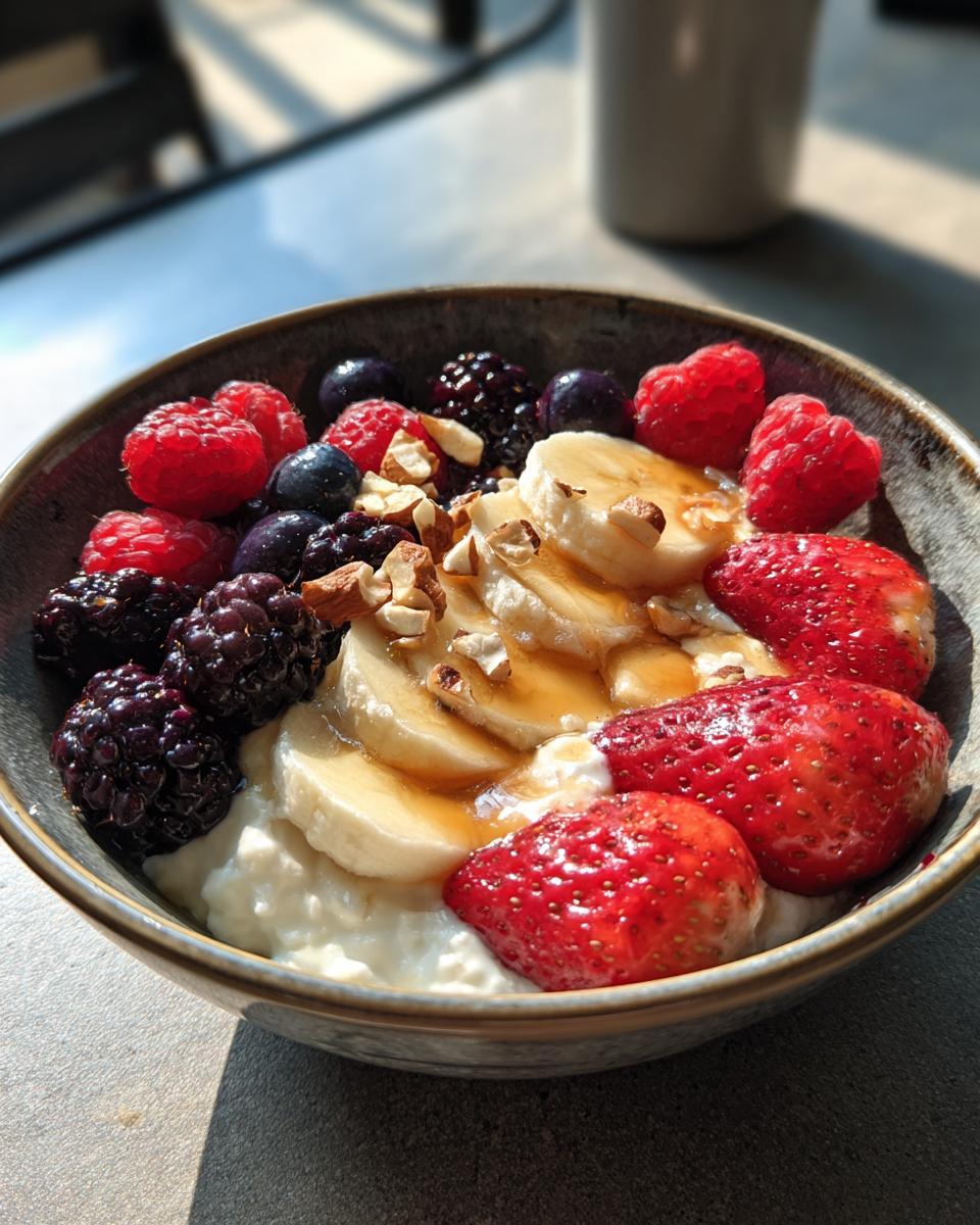 Cottage cheese with fruit - detail 4
