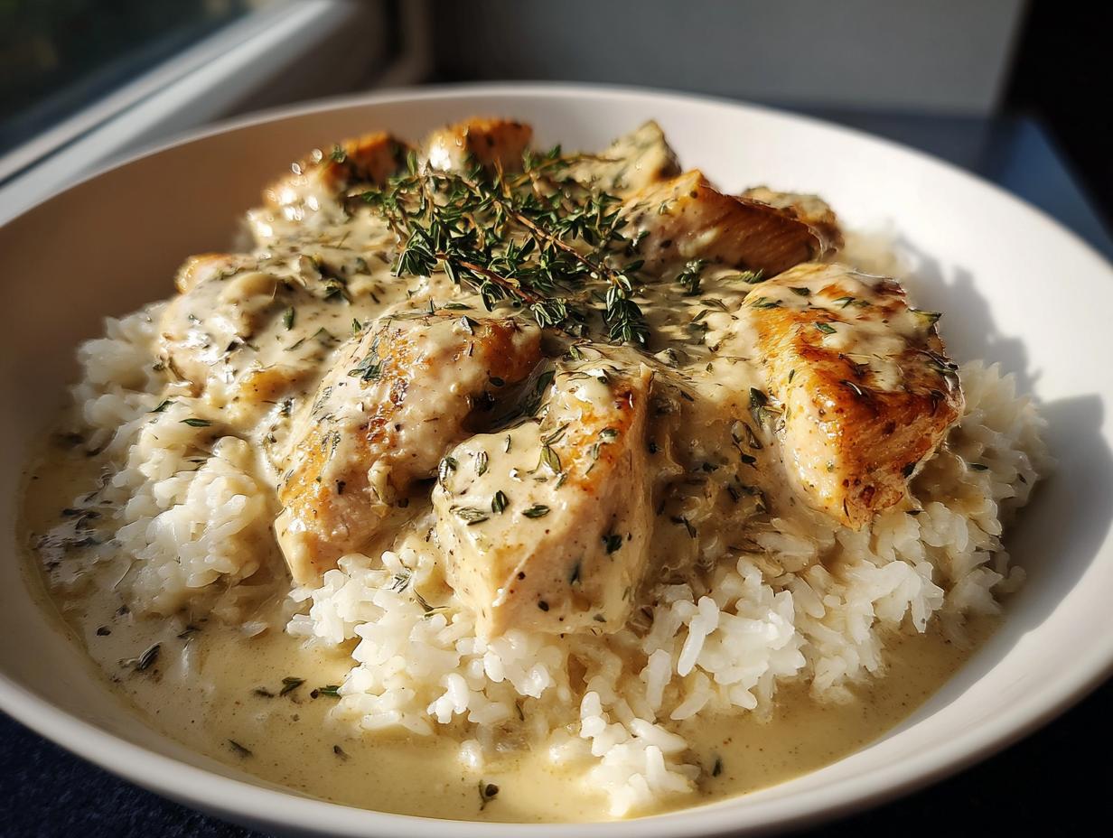 Creamy Chicken and Rice