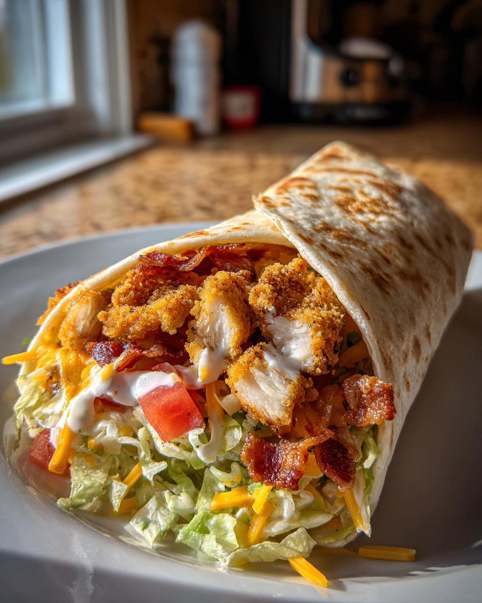 Crispy Chicken Bacon Ranch Wrap - detail 1
