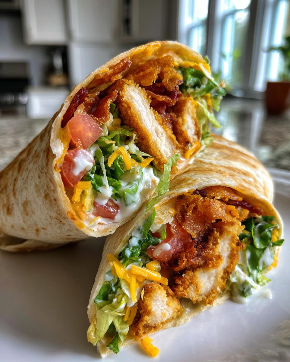 Crispy Chicken Bacon Ranch Wrap - detail 3