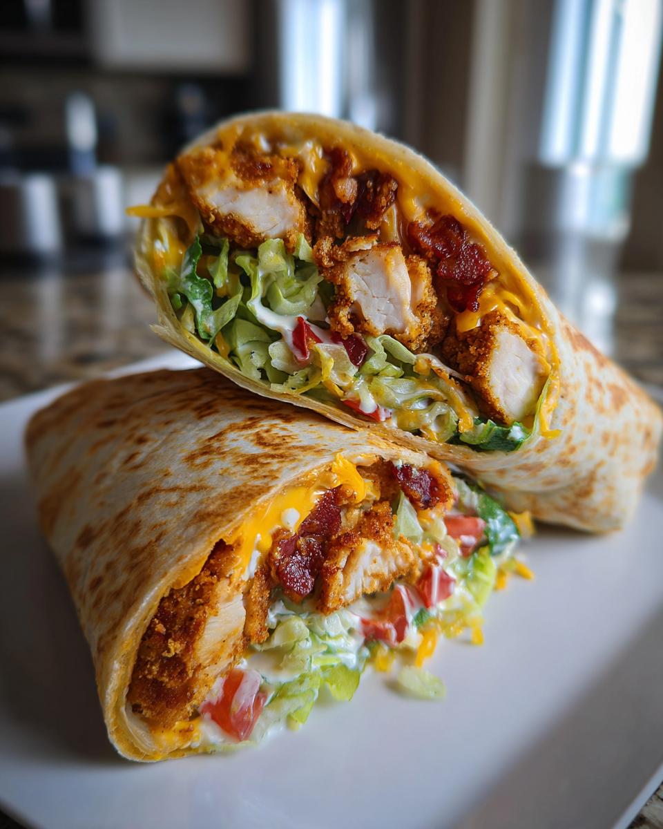 Crispy Chicken Bacon Ranch Wrap - detail 4