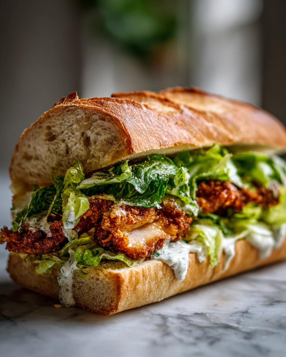 Crispy Chicken Caesar Sandwich - detail 2
